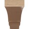 Ekena Millwork 5"W x 30"D x 10"H Thin Asheboro Rough Cedar Woodgrain TimberThane Corbel, Primed Tan CORUR05X30X10ASHRCPR - alternate 4